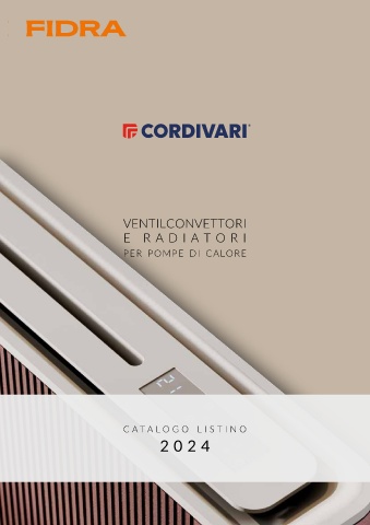 cordivari - listino ventilconvettori e radiatori